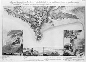 Jordbävning som ägde rum i Scilla (Italien) 1783. av Unknown artist