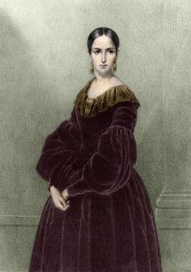Elisabeth Rachel Félix, känd som Mademoiselle Rachel (1821-1858), fransk tragedian. av Unknown artist