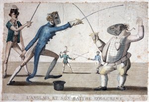 Engelska och dess fäktmästare - 1800-talet av Unknown artist