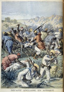 Engelsk nederlag i Afrika - i "" Le Petity Journal"" av 1894-03-05 av Unknown artist