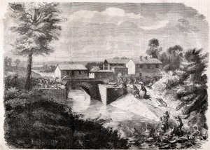 Avsnitt i Battle of Palestro, 31 maj av Unknown artist