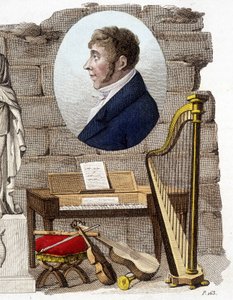 Etienne Mehul, fransk kompositör och organist (1763-1817). av Unknown artist