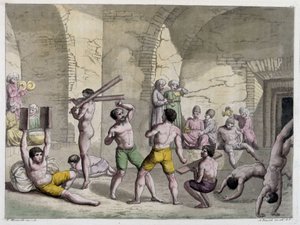 Eur Kaneh eller hem för olika kroppsövningar, Persien. av Unknown artist