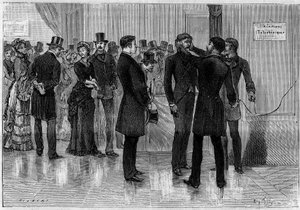 Erfarenhet av telefonsändningar utan mottagare gjorda på "Societe de Physique" i Paris, 16 april av Unknown artist