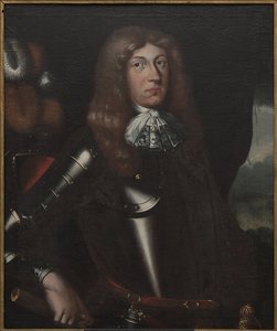 Ferdinand Kettler, duc de la Courlande Semigalie - Porträtt av Ferdinand Kettler (1655-1730), hertig av Kurland och Semigallia, Anonym . Olja på duk. Mått: 90x75 cm. Nationalmuseum Stockholm av Unknown artist