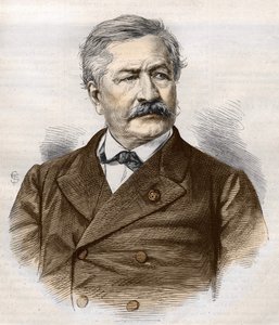 Ferdinand de Lesseps (1805 - 1894), gravyr, Bianchetti-samling av Unknown artist