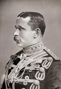 Fältmarskalk John Denton Pinkstone French, från boken South Africa and the Transvaal War av Louis Creswicke, pub. 1900 av Unknown