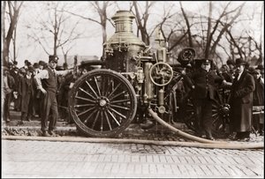 Brandpump från New York Fire Brigade 1909. av Unknown artist