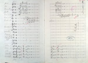 Första sidan av Capriccio brilliant på temat Jota Aragonese”” (spansk uvertyr nr 1) av Mikhail Glinka av Unknown artist