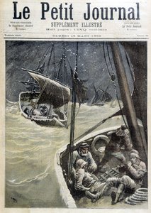 Fishermen of Newfoundland - i "" The Petity Journal"" av 19/03/1892 av Unknown artist