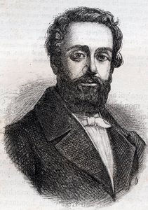 Francois Rose Joseph Degousee 1795 -1862 militär, civilingenjör och republikansk politiker Gravyr från 1882 i "Histoire de dix ans: 1830-1840" Louis-Blanc (1811-1882) av Unknown artist