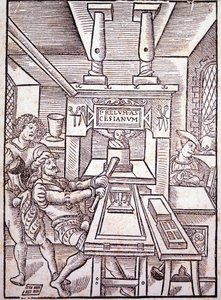 Fransk press. 1500-talet. av Unknown artist