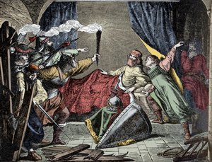 Friedrich Barbarossa vid Susa - kejsar Frederic Barberousse (Frederik I av Hohenstaufen av Unknown artist