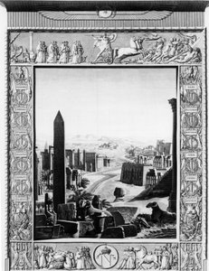 Frontispice of”” Beskrivning av Egypten”” - tidigt 1800-tal av Unknown artist