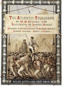 Frontispice av boken "" The Atlantic telegraph"" av W. H. Russel, ca. 1860 av Unknown artist