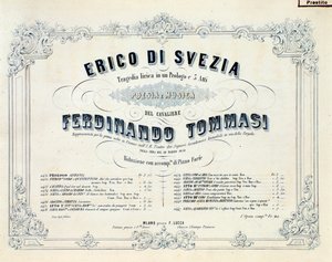 Frontispice av Henrik av Sverige, verk av Ferdinando Tommasi av Unknown artist