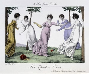 Game of the four corners - i "The Good Genre"", nr. 14, tidigt 1800-tal. av Unknown artist