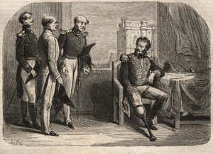 General Daumesnil vägrar att överlämna Chateau de Vincennes, Frankrike av Unknown artist