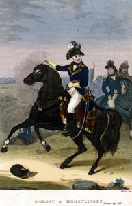 General Jean Victor (Jean-Victor) Moreau i Hohenlinden den 3 december av Unknown artist