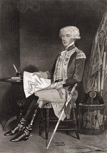 General La Fayette (Lafayette) (1757-1834). av Unknown artist