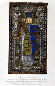 Geoffroy Plantagenet - emalj av Unknown artist