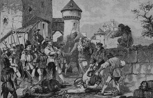 Tyska bondekriget (1524-1526): Efter stormningen av slottet Maichau av Unknown artist