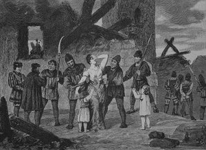 Tyska bondekriget (1524-1526): Rådet till Hall med sina vapen av Unknown artist