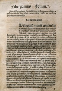 Tyskt prästerskap och mystisk poet. I "" Of Imitatione Christi "" av Thomas Hemerken THOMAS A KEMPIS (1380-1471), Leyden av Unknown artist