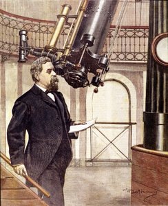 Giovanni Virginio Schiaparelli, italiensk astronom (f i Savigliano, Piemonte av Unknown artist