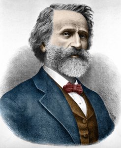 Giuseppe Verdi (1813-1901), italiensk kompositör. av Unknown artist