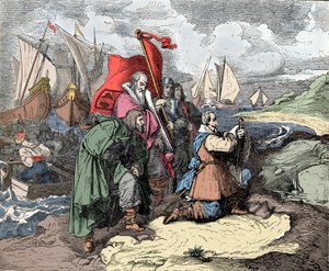 Gustave II Adolphe, känd som den store eller norra lejonet av Unknown artist