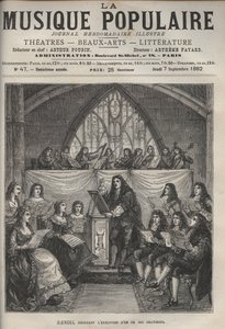 Händel dirigerar ett av sina oratorier - George Frederick Handel (Georg Friedrich Handel av Unknown artist