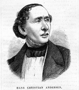 Hans Christian Andersen. Dansk författare 1805-1875 av Unknown artist