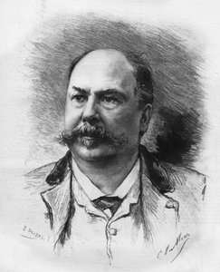 Henri (Henry) Meilhac (1831-1897), fransk dramatiker. av Unknown artist