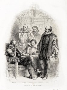 Henri IV (1553 - 1610) och hans ministrar: Theodore Agrippa d