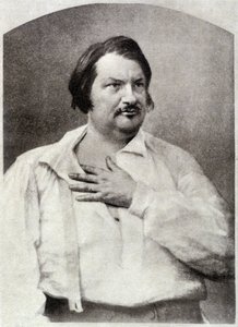 Honoré de Balzac, cirka 1850 av Unknown artist