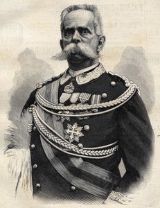Humbert I (1844-1900), kung av Italien. av Unknown artist