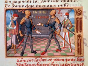 Hundraåriga krig: ”Etienne de Vignoles eller Vignolles dit La Hire (Lahire) (1390-1443) och Jean Poton, herre över Xaintrailles (eller Saintrailles) (v. 1400 till 1461), följeslagare till Jeanne d
