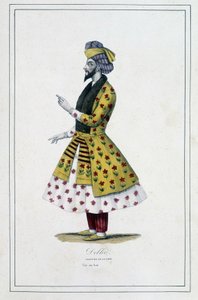 Indien: man från Delhi - i "De olika folken på jorden"" av Fader Paul Jonhanneaud, Librairie des Bons livres av Unknown artist