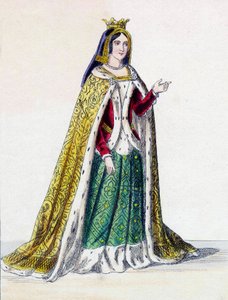 Isabella I av Kastilien, känd som katoliken (1451-1504), drottning av Kastilien. av Unknown artist