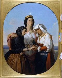Italien är värd för Venedig och Rom (1860) anonym målning Museo del Risorgimento Milano av Unknown artist