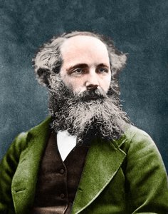 JAMES CLERK MAXWELL (1831-1879). skotsk fysiker. omkring 1875. av Unknown artist