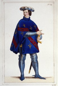 Jacques de Bourbon, greve av La Marche, konstapel i Frankrike 1354 (? -1361). av Unknown artist
