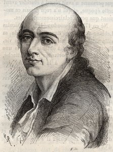 Jean-Claude Delametherie (Jean Claude la metherie) (1743-1817) fransk naturforskare, mineralog och paleontolg. av Unknown artist