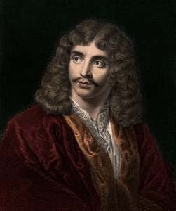 Jean Baptiste Poquelin Moliere 1622-1673 - gravyr - 1800-talet av Unknown artist