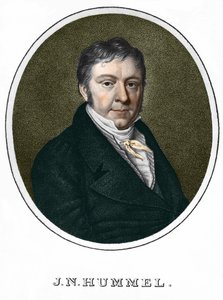 Jean Nepomucene (Jean-Nepomucene) Hummel (Johann Nepomuk Hummel) (1778-1837). Österrikisk pianist och kompositör av Unknown artist