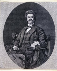 Johann II Strauss Jr. (1825-1899), österrikisk musiker. av Unknown artist