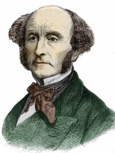 John Stuart Mill (1806 - 1873), brittisk filosof och ekonom. av Unknown artist