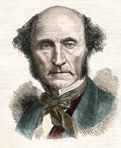John Stuart Mill (1806 - 1873), brittisk filosof och ekonom. av Unknown artist