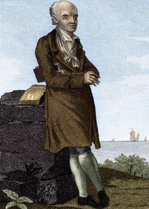 Joseph Jerome Lefrancois de Lalande, fransk astronom (1732-1807). av Unknown artist
